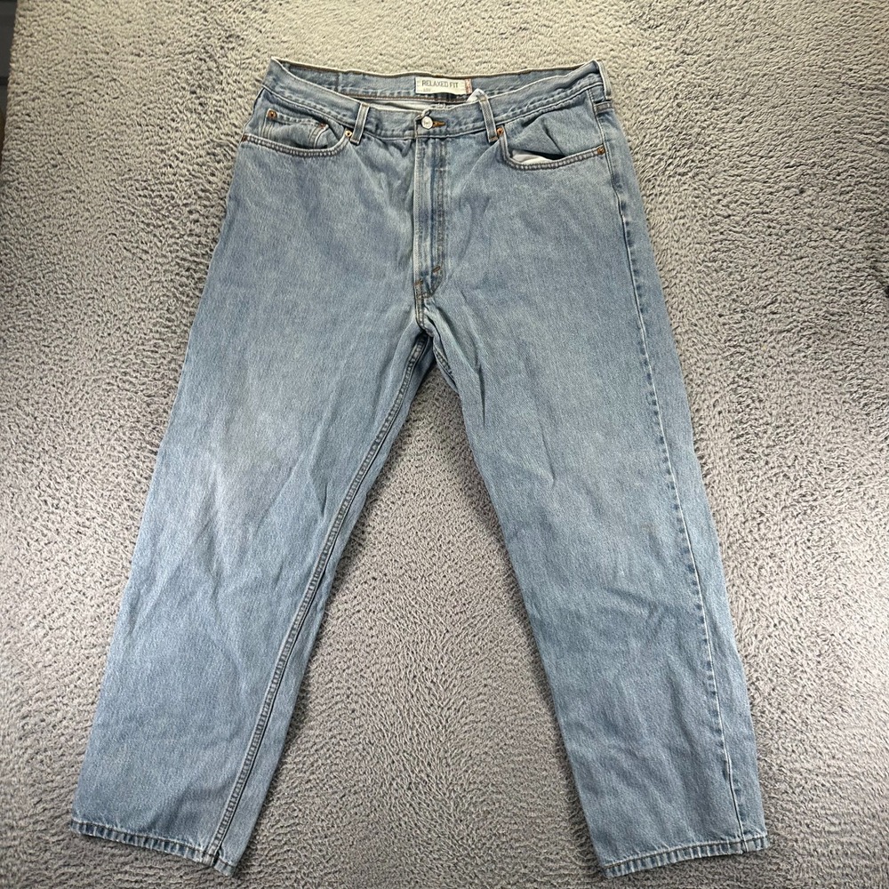 Vintage Levi's 550 Jeans Mens 40x32 Blue Cotton Denim Straight Baggy Relaxed Fit